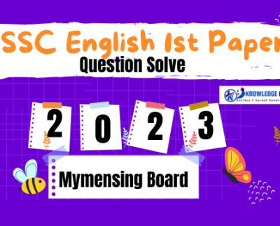 SSC English 1st paper Mymensingh Board Question & Answer 2023